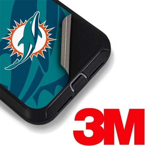 Skinit Decal Skin Compatible with OtterBox Defender iPhone XR - Officially Licensed NFL Miami Dolphins Double Vision Design in Saudi Arabia