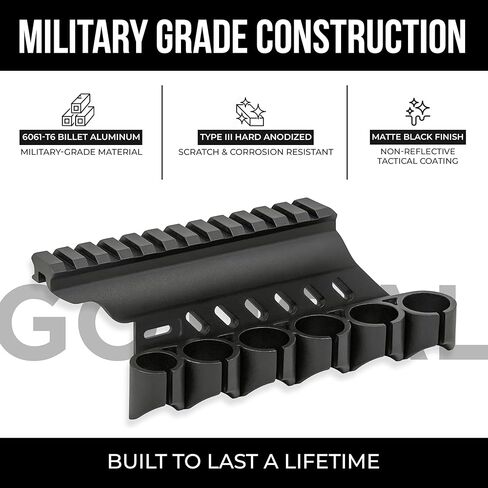 حامل صدفة سرج جانبي من Gotical، 6-PC 12- GA، مضخة عالمية قصيرة/طويلة/ممتدة، لسلسلة Mossberg/Maverick 88 in Kuwait