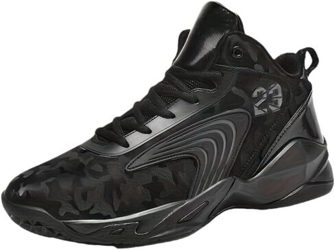 Stylish Colour Block High Top Basketball Shoes - Ultra Comfy, Non Slip, Durable, Lace Up, Breathable, Supportive, Perfect for Men's Outdoor Activities, Sports, Fitness, and Casual Wear in Saudi Arabia
