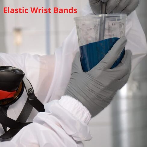 معطف مختبر طلاء بخاخ واقي من النايلون المتين خفيف الوزن من كولاد باللون الأبيض in Kuwait