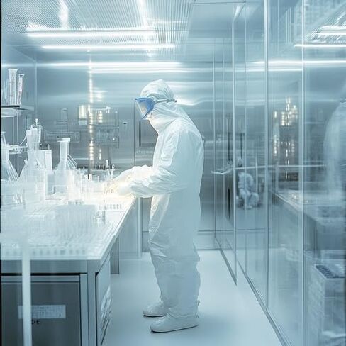 Andes Safety 25 Pack Hazmat Suits، شديدة التحمل لكامل الجسم يمكن التخلص منها، أغطية مع غطاء محرك السيارة، معصمين مرنين in Kuwait