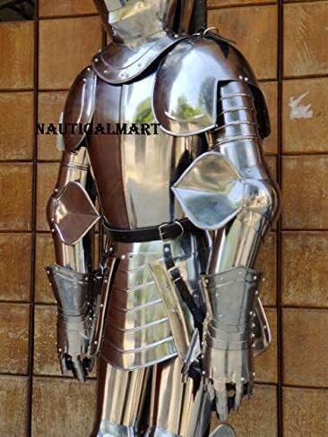 بدلة فارس يمكن ارتداؤها في العصور الوسطى كاملة من الدروع المقتنيات زي الدرع (بدلة كاملة من الدروع) in Kuwait