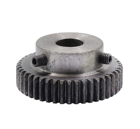 Steel Heavy Duty Motor Pinion Gear 1Pcs 31T-80T Module 1 Spur Gear Motor 1M 45# Steel CNC Mechanical Transmission Bore 8mm(40 Teeth) in Saudi Arabia