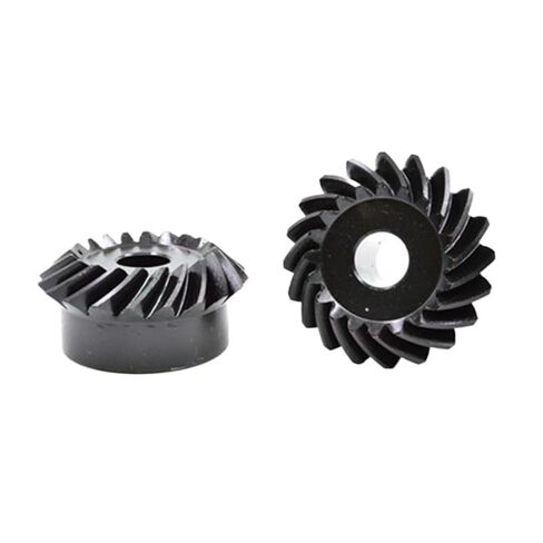 Steel Heavy Duty Motor Pinion Gear 2pcs 1.5M 18T Spiral Bevel Gear 8mm Process Hole in Saudi Arabia