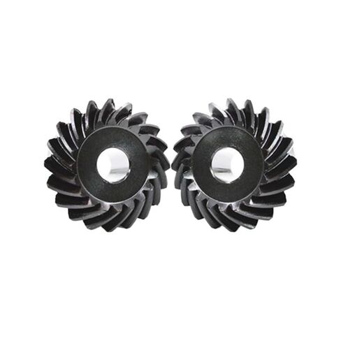 Steel Heavy Duty Motor Pinion Gear 2pcs 1.5M 18T Spiral Bevel Gear 8mm Process Hole in Saudi Arabia