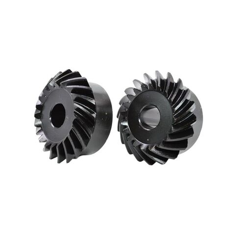 Steel Heavy Duty Motor Pinion Gear 2pcs 1.5M 18T Spiral Bevel Gear 8mm Process Hole in Saudi Arabia
