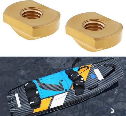 4Pcs M8 Hydrofoil T Nut Brass Track Nut for Hydrofoil Track Windsurfers Kiters Wing Foilers, 20x8mm, 20x14mm in Saudi Arabia