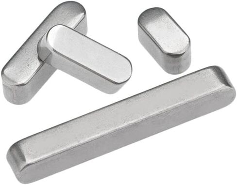 10 قطعة 3 مللي متر-5 مللي متر نهاية مستديرة ريشة مفتاح محرك رمح موازية الفولاذ المقاوم للصدأ A2-(الطول: M5 x 5x14) in Kuwait