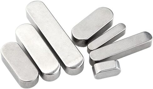 10 قطعة 3 مللي متر-5 مللي متر نهاية مستديرة ريشة مفتاح محرك رمح موازية الفولاذ المقاوم للصدأ A2-(الطول: M5 x 5x14) in Kuwait