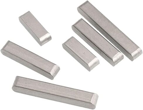 10PCS 3mm-5mm Round Ended Feather Key Drive Shaft Parallel Keysteel stainless Steel A2 - (Length: M5 x 5 x 16) in Saudi Arabia