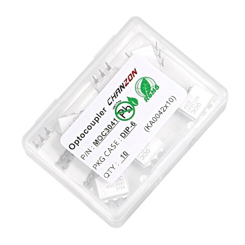 Chanzon 10pcs MOC3041 Optocoupler DIP Installation DIP-6 Optocouple Compatible with MOC3041M Optical Isolator in Saudi Arabia