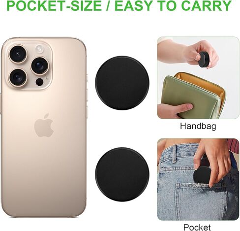 علبة حبوب دواء صغيرة، عبوتين من حاويات تنظيم الأدوية المصنوعة من الألومنيوم لجيب المحفظة، صندوق حامل فيتامينات معدني للسفر للاستخدام اليومي، علبة طبية صغيرة محمولة مقاومة للماء للتخييم والعمل - أسود in Kuwait