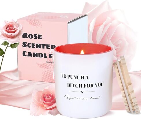 HAVITI Birthday Candle for Women, Vanilla Sugar Scented Candles Soy Wax 8OZ, Luxury Happy Birthday Candle Friend, Mom Sisiter Her Men in Kuwait