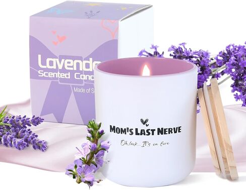 HAVITI Birthday Candle for Women, Vanilla Sugar Scented Candles Soy Wax 8OZ, Luxury Happy Birthday Candle Friend, Mom Sisiter Her Men in Saudi Arabia
