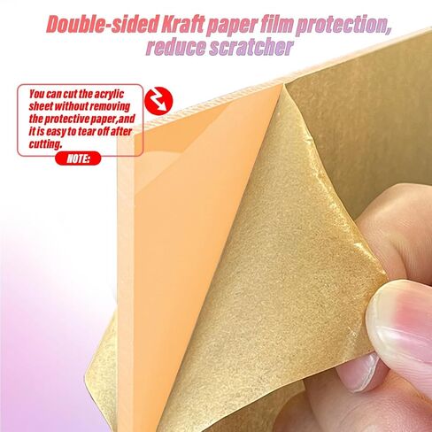 10 قطع 8 × 12 بوصة 200 × 300 مم 1/8 بوصة سمك 10 في 1 لوحة زجاج شبكي بألوان الباستيل من جانب واحد لامعة من زجاج شبكي متجمد من جانب واحد لألواح بلاستيكية قابلة بالليزر DIY in Kuwait