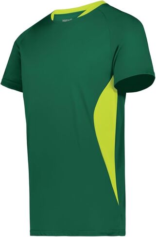 Augusta Sportswear 322240.838.XL Madrid Soccer Jersey Dark Green & Lime - Extra Large in Saudi Arabia