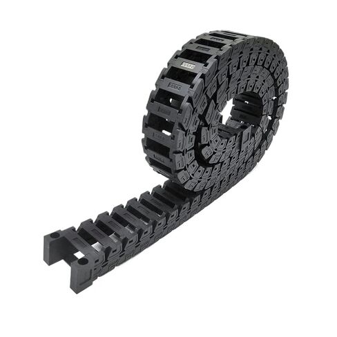 1 Meter S18 Series Plastic Transmission Parts Drag Chain Wire Carrier Cable Bridge Type Open Both Sides(S18X25 mm) in Saudi Arabia