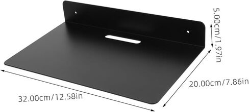 رف تخزين جهاز التوجيه المثبت على الحائط من Cabilock، رف جهاز عرض سهل التركيب للاستخدام المنزلي والمكتب، تصميم آمن ومستقر للكاميرات والأجهزة in Kuwait