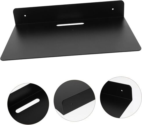 رف تخزين جهاز التوجيه المثبت على الحائط من Cabilock، رف جهاز عرض سهل التركيب للاستخدام المنزلي والمكتب، تصميم آمن ومستقر للكاميرات والأجهزة in Kuwait