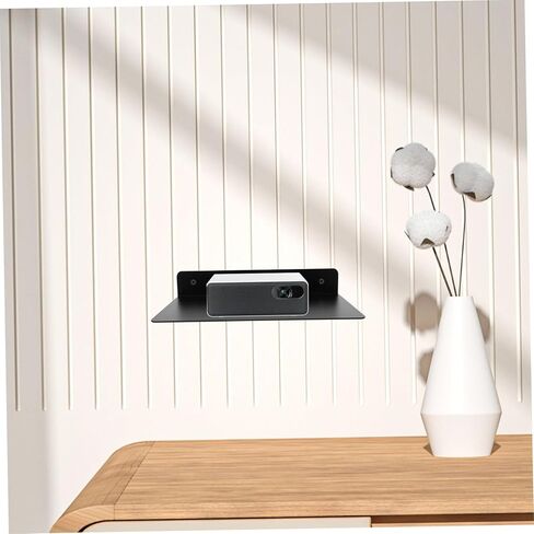 رف تخزين جهاز التوجيه المثبت على الحائط من Cabilock، رف جهاز عرض سهل التركيب للاستخدام المنزلي والمكتب، تصميم آمن ومستقر للكاميرات والأجهزة in Kuwait