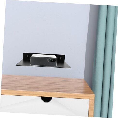 رف تخزين جهاز التوجيه المثبت على الحائط من Cabilock، رف جهاز عرض سهل التركيب للاستخدام المنزلي والمكتب، تصميم آمن ومستقر للكاميرات والأجهزة in Kuwait