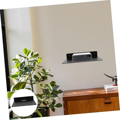 رف تخزين جهاز التوجيه المثبت على الحائط من Cabilock، رف جهاز عرض سهل التركيب للاستخدام المنزلي والمكتب، تصميم آمن ومستقر للكاميرات والأجهزة in Kuwait