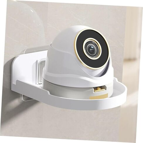 Bathroom Wall Shelves Wall-Mounted Storage Rack Monitor Holder Webcam Stand Security Camera Mount Elegant Design in Kuwait