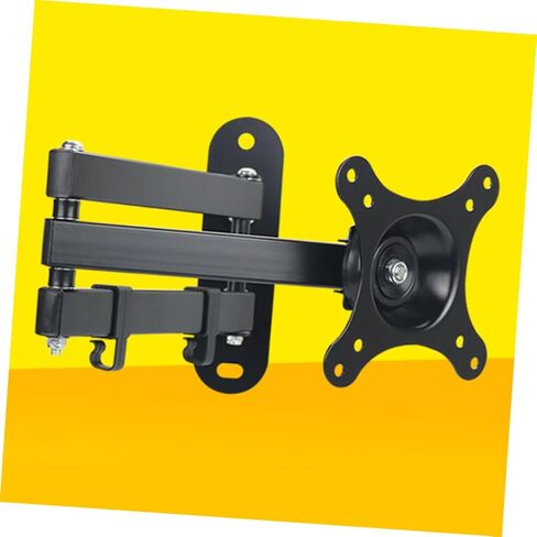 إطار حامل شاشة COHEALI للتلفزيون بشاشة LCD مقاس 10-27 بوصة ودعامة تثبيت على الحائط LED مقاس 10-27 بوصة باللون الأسود in Kuwait