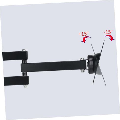 إطار حامل شاشة COHEALI للتلفزيون بشاشة LCD مقاس 10-27 بوصة ودعامة تثبيت على الحائط LED مقاس 10-27 بوصة باللون الأسود in Kuwait