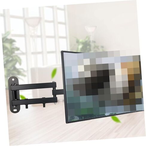 إطار حامل شاشة COHEALI للتلفزيون بشاشة LCD مقاس 10-27 بوصة ودعامة تثبيت على الحائط LED مقاس 10-27 بوصة باللون الأسود in Kuwait