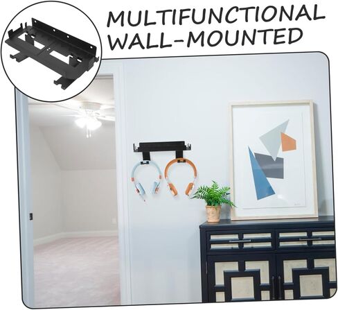 حامل وحدة تحكم متعدد الوظائف لوحدة التحكم وحامل التثبيت على الحائط ومنظم ملحقات الألعاب وتصميم أنيق in Kuwait