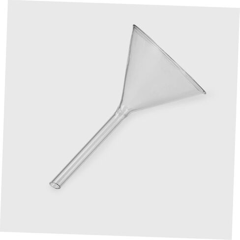 LIFKOME Glass Funnel for Laboratory Use Wide Mouth High Stability Triangle Filter for Filtration and Liquid Transfer Thermal Shock Easy to Clean in Saudi Arabia