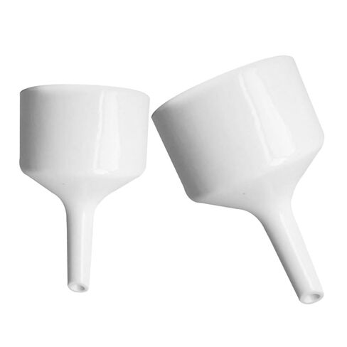 2Pcs Laboratory Filter Funnels Wide Mouth Funnels for Transferring Liquids Material Versatile Use for Experiments Efficient Storage in Saudi Arabia