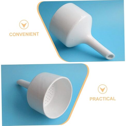2Pcs Laboratory Filter Funnels Wide Mouth Funnels for Transferring Liquids Material Versatile Use for Experiments Efficient Storage in Saudi Arabia