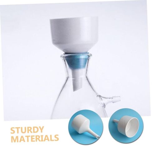2Pcs Laboratory Filter Funnels Wide Mouth Funnels for Transferring Liquids Material Versatile Use for Experiments Efficient Storage in Saudi Arabia