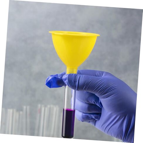 Zerodeko 16Pcs Laboratory Plastic Funnel Wide Mouth Scientific Funnels for Experiments Lightweight and Portable Design for Classroom and Home Use in Saudi Arabia