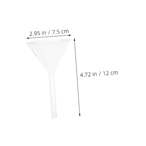 Cabilock Glass Funnel Wide Mouth for Laboratory Use High Stability Liquid Transfer Chemical Filtration Easy to Clean and Store in Saudi Arabia