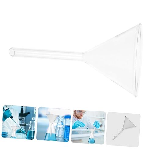 Cabilock Glass Funnel Wide Mouth for Laboratory Use High Stability Liquid Transfer Chemical Filtration Easy to Clean and Store in Saudi Arabia