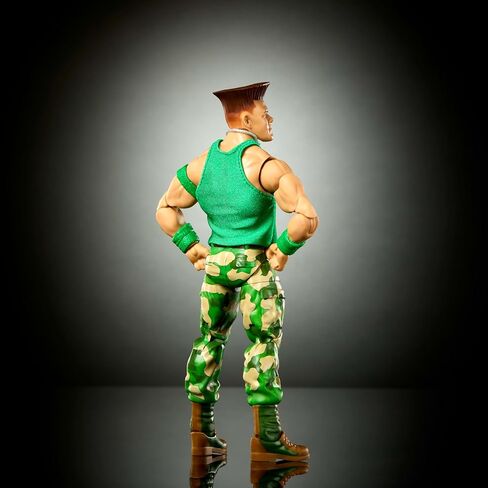 مجموعة WWE John Cena As Guile x Street Fighter Cross Over Mattel Elite Collection وملحقاتها، مجموعة ألعاب قابلة للتجميع مقاس 6 بوصات JLD73 in Saudi Arabia