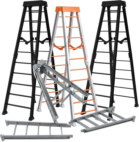 Set of 4 Large 10 Inch Breakable Ladders for Wrestling Action Figures in Saudi Arabia