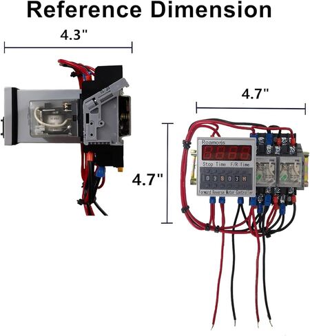 Automatic Forward Reverse Motor Controller,0.1S-99H Timer Cycle Relay for DC12V Motor/Linear Actuator,Forward and Reverse Switch Module,FC01 in Saudi Arabia