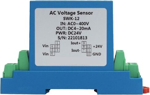 Pressure transducer SWK-12 AC Voltage Transmitter AC0-1000V Analog 4-20mA 0-10V RS485 Output Current Voltage Sensor Transformer(Rs485 Output,AC0-400V INPUT-DC24V Power Supply) in Saudi Arabia