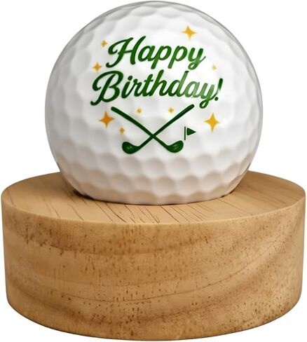 Golf Balls with Bamboo Stand – Premium Golf Gifts for Men and Women, Funny Golf Gifts, An Elegant Decorative Piece That Can Also Be Played on the Green, Made with Premium-Quality Materials in Saudi Arabia