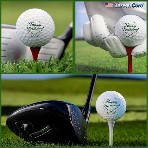 Golf Balls with Bamboo Stand – Premium Golf Gifts for Men and Women, Funny Golf Gifts, An Elegant Decorative Piece That Can Also Be Played on the Green, Made with Premium-Quality Materials in Saudi Arabia