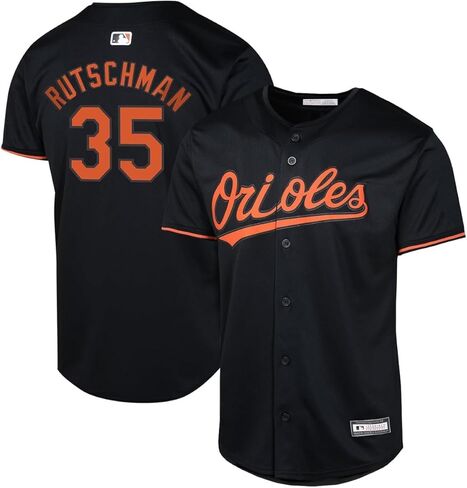 Outerstuff Adley Rutschman Baltimore Orioles MLB Kids 4-7 Black Alternate Player Jersey in Saudi Arabia