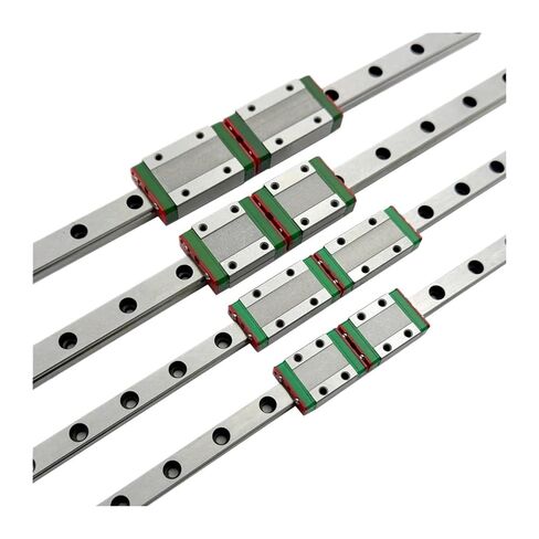 شريحة السكك الحديدية الخطية المصغرة 1 قطعة دليل خطي + 1 قطعة عربة MGN12 MGN15 MGN7 MGN9 300 350 400 450 500 600 مم (MGN7C، 350 مم) in Kuwait