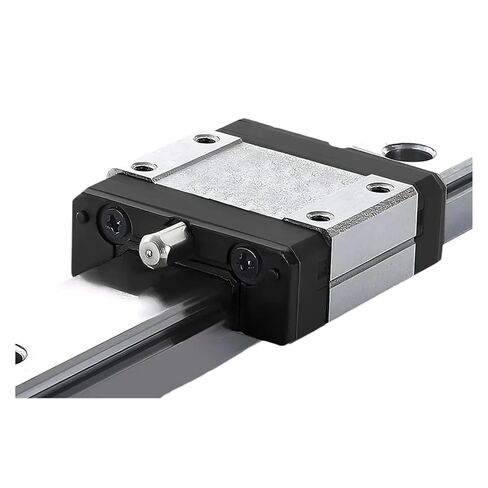 قطعة واحدة من الدليل الخطي من الفولاذ المقاوم للصدأ 440C وقطعة واحدة من كتلة درجة الحرارة المنزلقة المعدنية الكاملة MGN7 MGN9 MGN12 MGN15 L100-800mm(MGN15H، 750 مم) in Kuwait