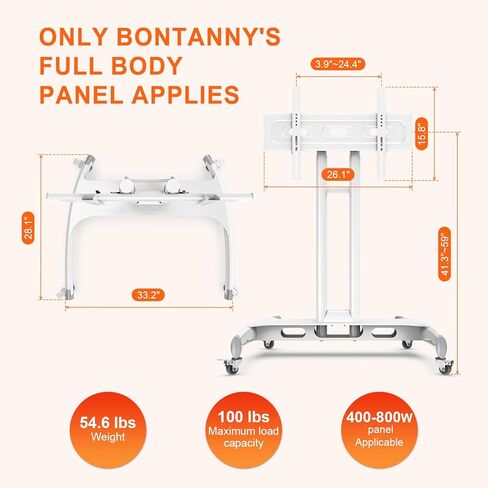 حامل العلاج بالضوء الأحمر (فقط للاستخدام مع لوحات العلاج بالأشعة تحت الحمراء BONTANNY 400W-800W! غير متوافق مع العلامات التجارية الأخرى!) in Saudi Arabia