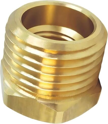 تركيب أنابيب مخفض البطانة السداسية - يناسب استبدال أجزاء أنظمة الأنابيب J02F03M - تركيب مخفض الأنابيب النحاسية - ذكر 3/8 بوصة NPT × 1/4 بوصة سداسي نحاسي أنثى NPT، 5 قطع in Kuwait