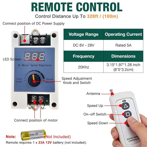 Reciprocating Cycle Linear Actuator High Torque 40lbs Telescopic Motor 24V 120rpm Stroke 1.18in-6in Adjustable,with Upgraded Stand,Remote Control,Suction Cup and Speed Controller in Saudi Arabia
